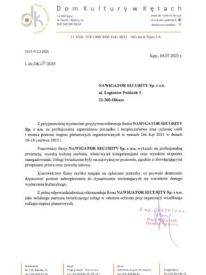 Referencje Dni Ket 2023