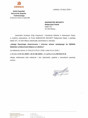 Referencje GDDKIA
