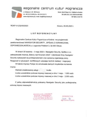 Referencje Krosno