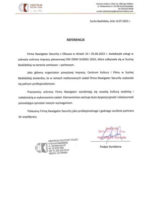 Referencje Sucha Beskidzka