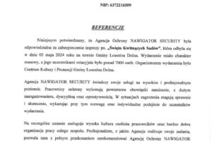 Referencje Łososina 2024