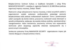 Referencje Szydłów