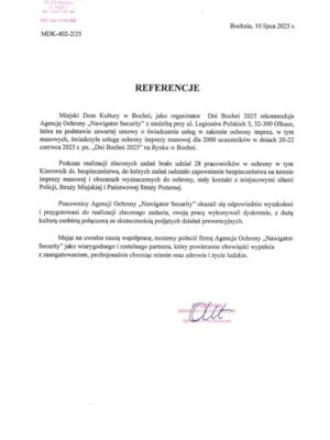 Referencje Dni Bochni 2025